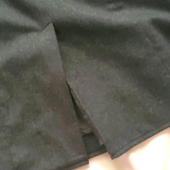 Anne Klein charcoal wool pencil skirt sz 10 [876] - Picture 5 of 6